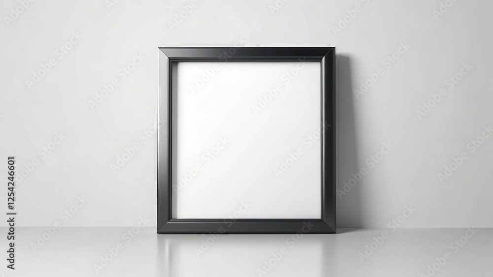 Sleek Modern Black Picture Frame With a Thin Beveled Edge , decoration, minimalist, decoration Sleek Modern Black Picture Frame With a Thin Beveled Edge , decoration, minimalist, decoration