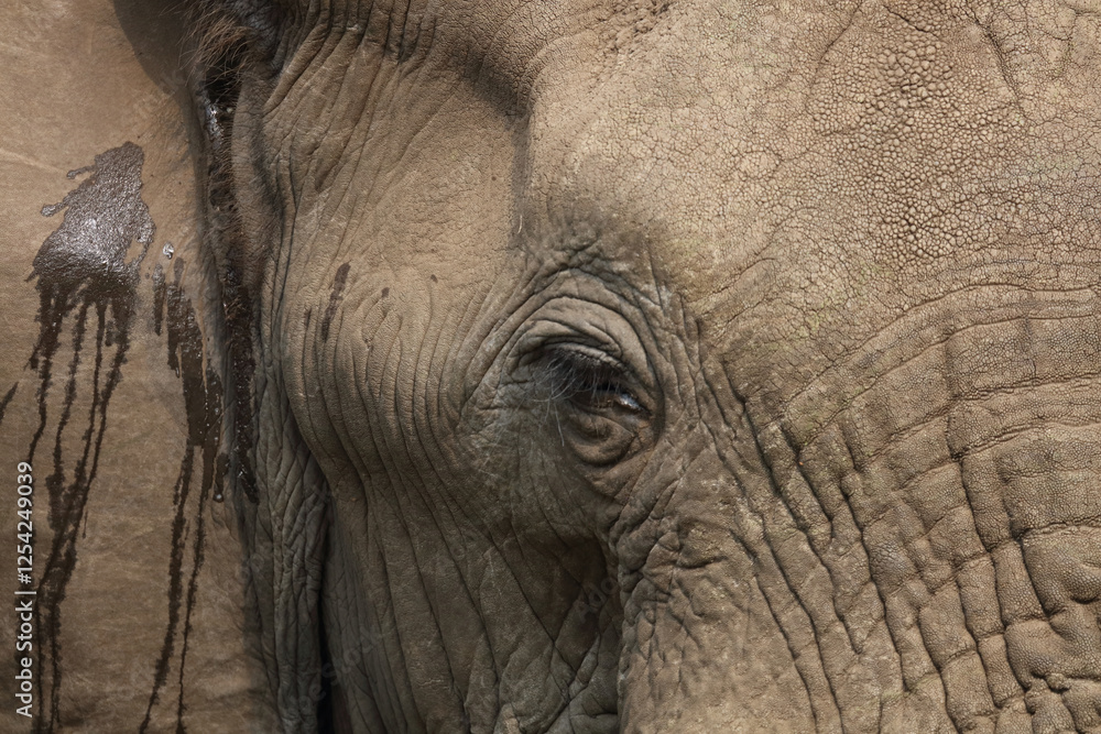 Fototapeta premium Afrikanischer Elefant / African elephant / Loxodonta africana..