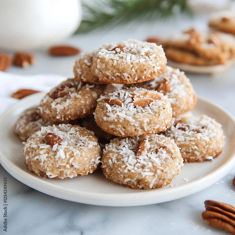 Bake Coconut Praline Cookies Bake Coconut Praline Cookies