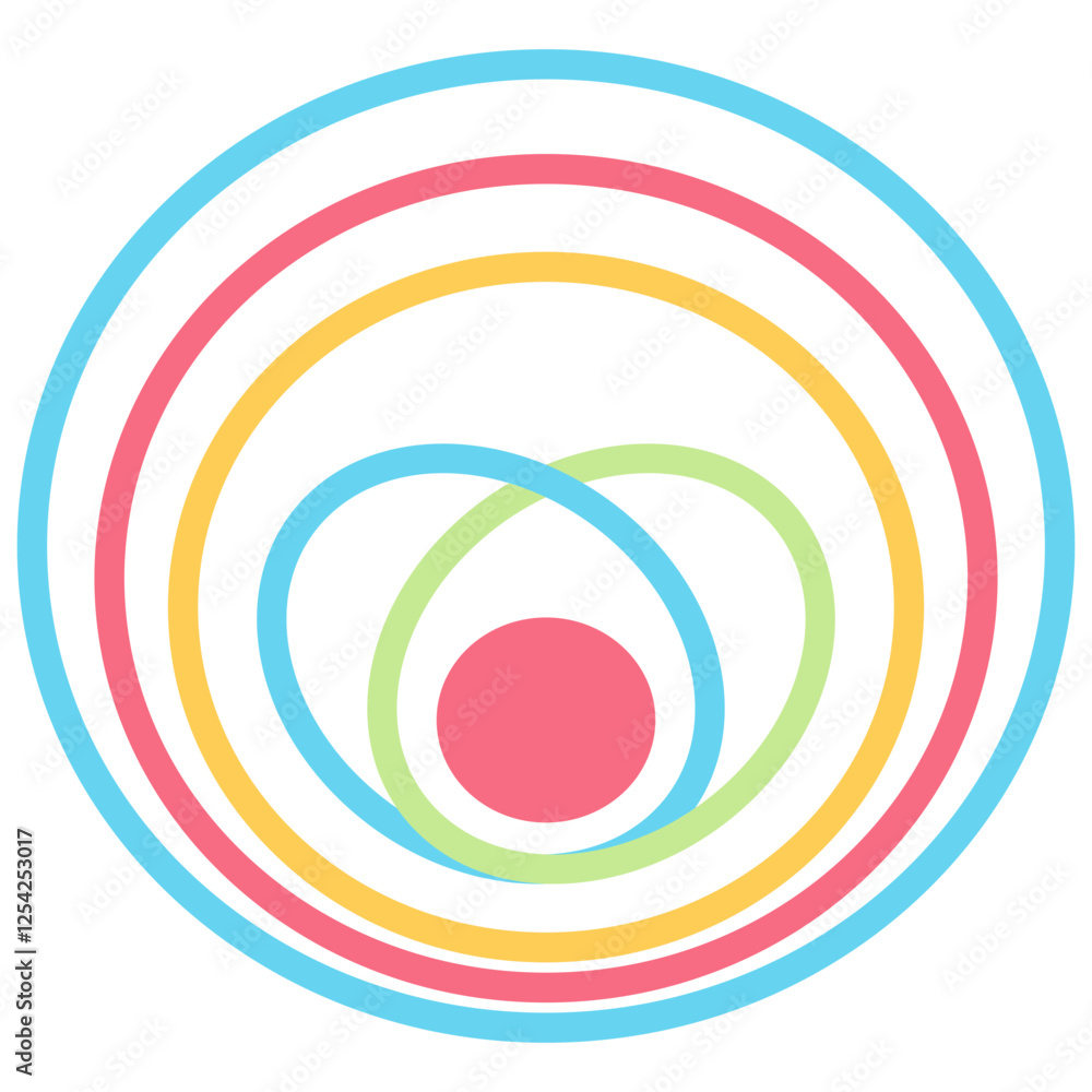 Quantum Complexity Flat Icon Quantum Complexity Flat Icon