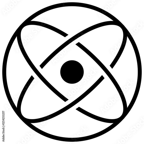 Qubit Glyph Icon
