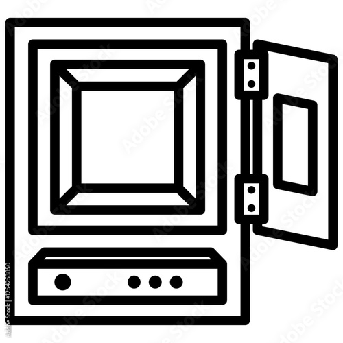 Annealing Hardware Outline Icon