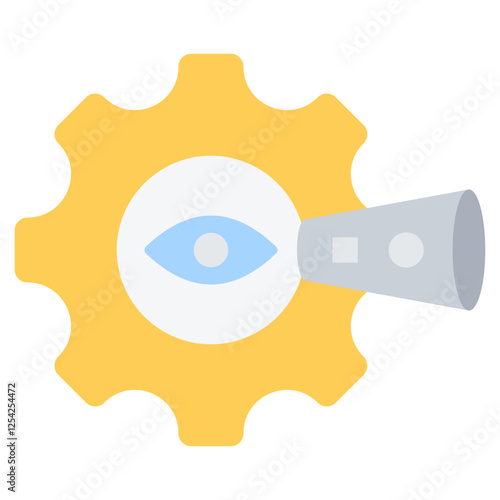 Perception Flat Icon
