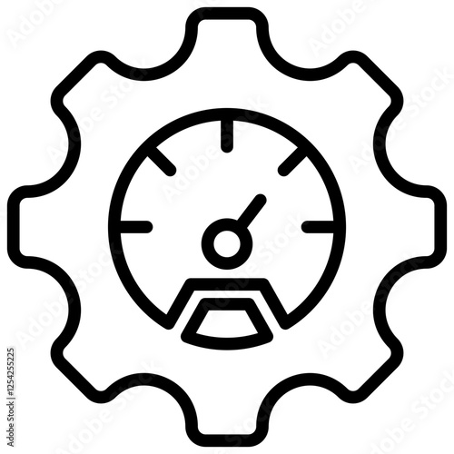 Speed Control Outline Icon