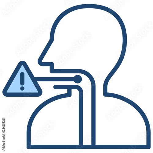 Angina Blue Icon