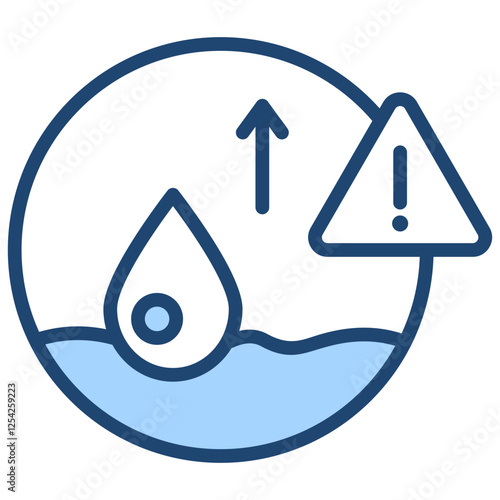 Cholesterol Blue Icon