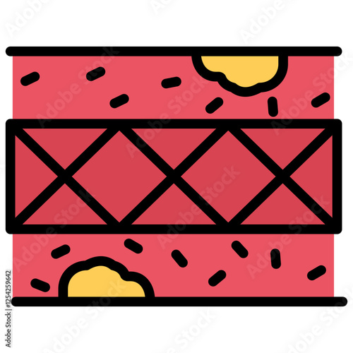 Angioplasty Outline Color Icon