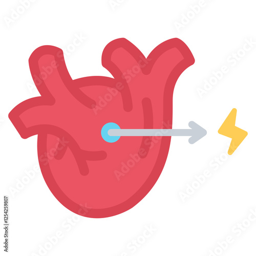 Infarction Flat Icon
