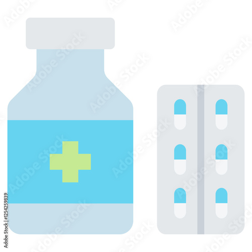 Medication Flat Icon