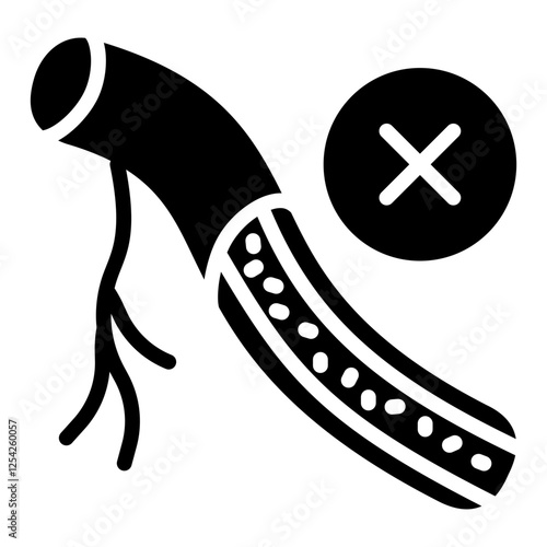 Atherosclerosis Glyph Icon