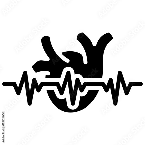 Arrhythmia Glyph Icon