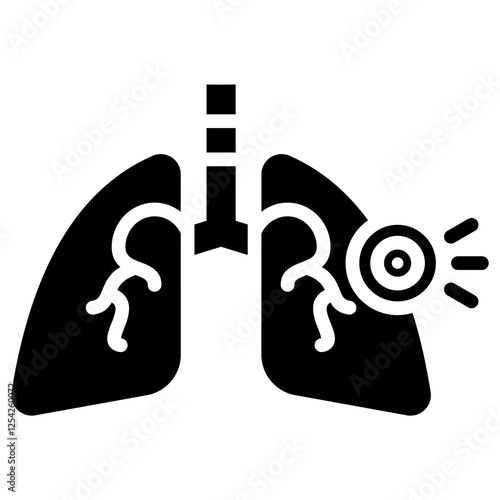 Embolism Glyph Icon