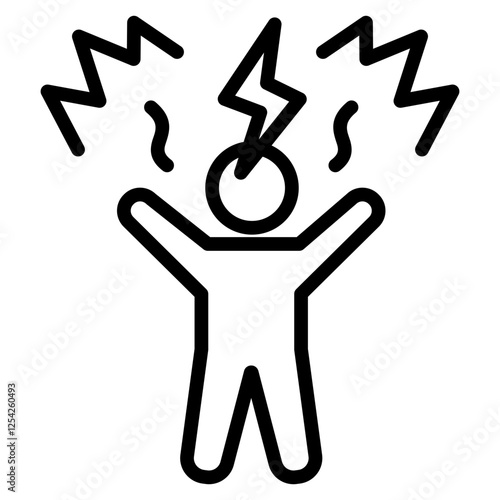 Stress Outline Icon