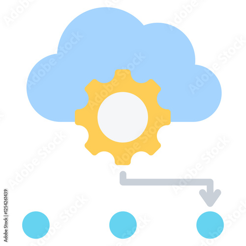 Unicast Flat Icon