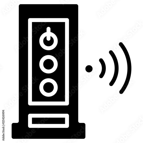 Modem Glyph Icon