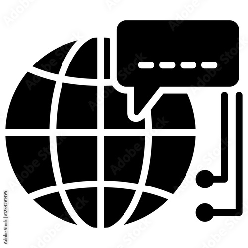 Dns Glyph Icon