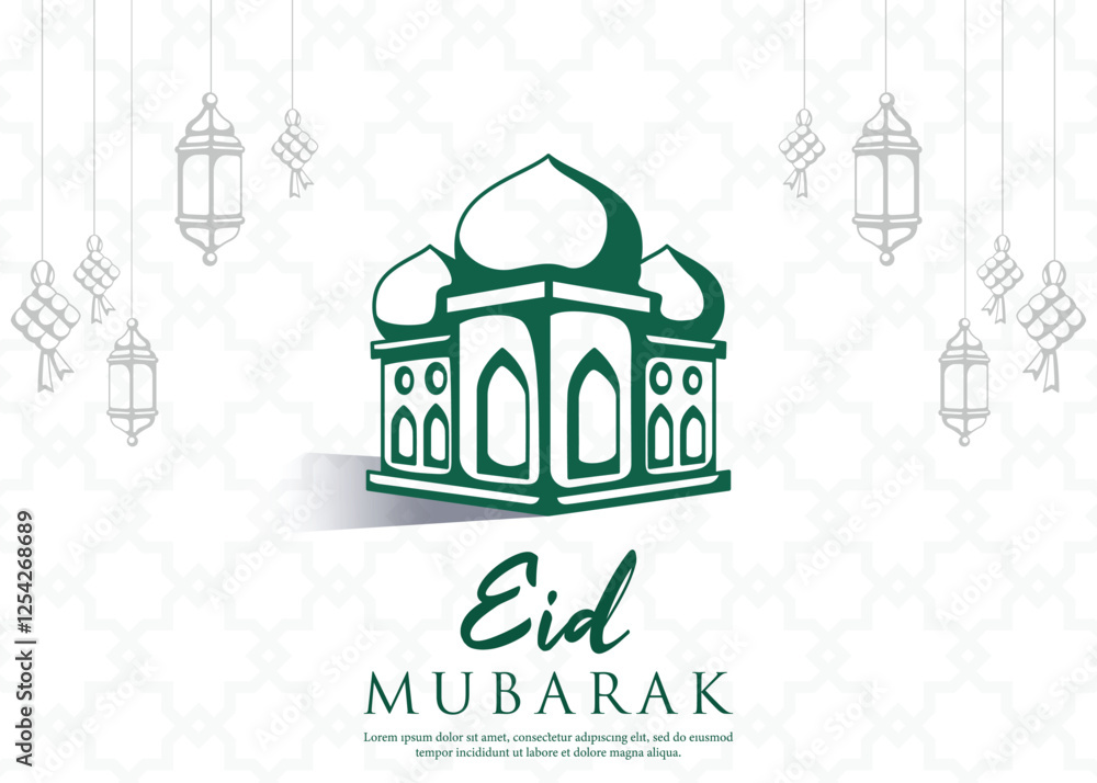 Obraz premium Ramadan Kareem illustration design. Islamic Background