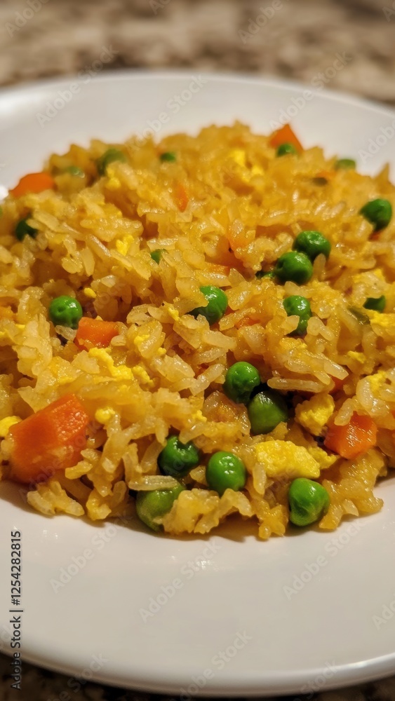 Fried Rice with Peas and Carrots Fried Rice with Peas and Carrots