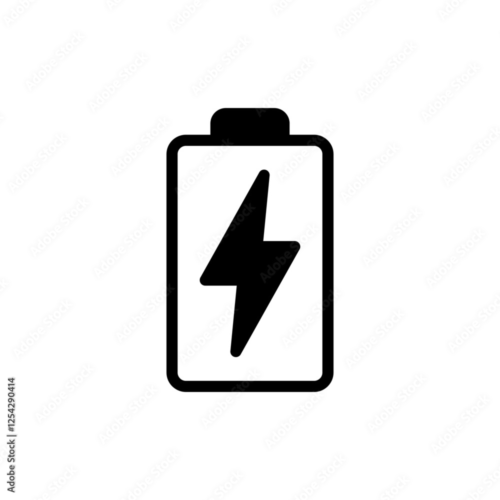 Battery icon vector illustration. battery charging sign and symbol. battery charge level Battery icon vector illustration. battery charging sign and symbol. battery charge level