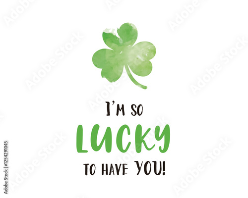 Happy Saints Patrick's vector illustration, Lucky in love with you, Patrick's poster, luck of the Irish, St Patrick's lucky, Irish card, Instant Download, Happy Go Lucky Retro, Clover, t-shirts, Party