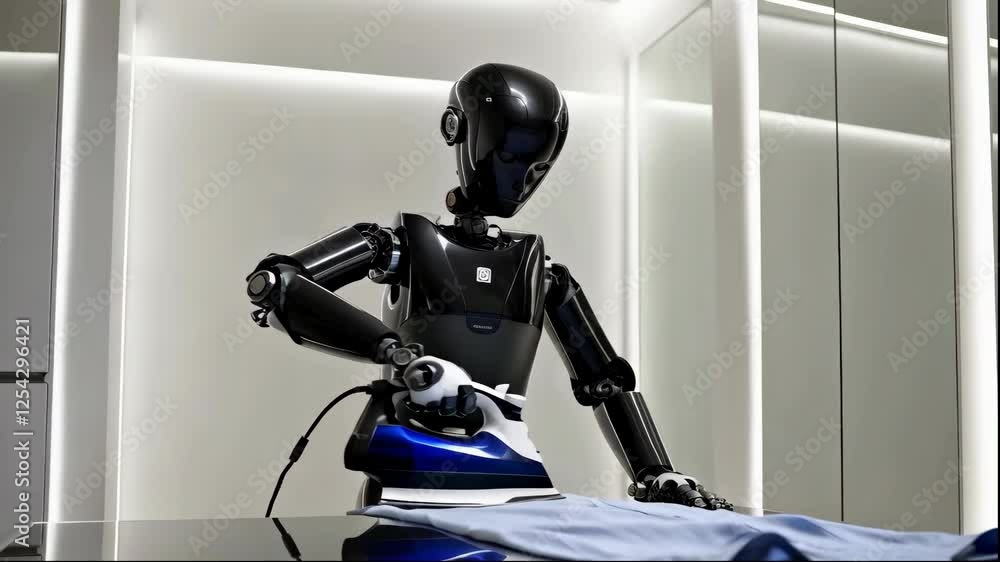 humanoid robot ironing clothes humanoid robot ironing clothes