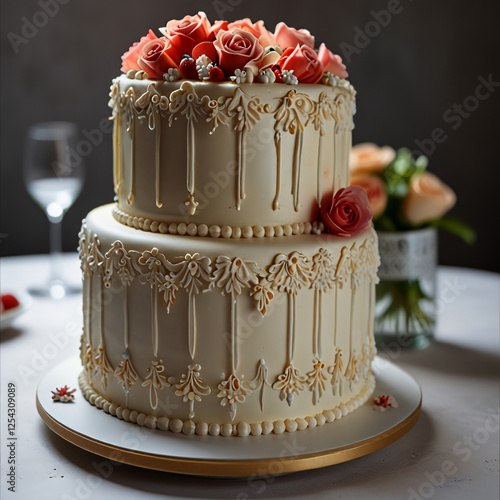 Tarta nupcial photo