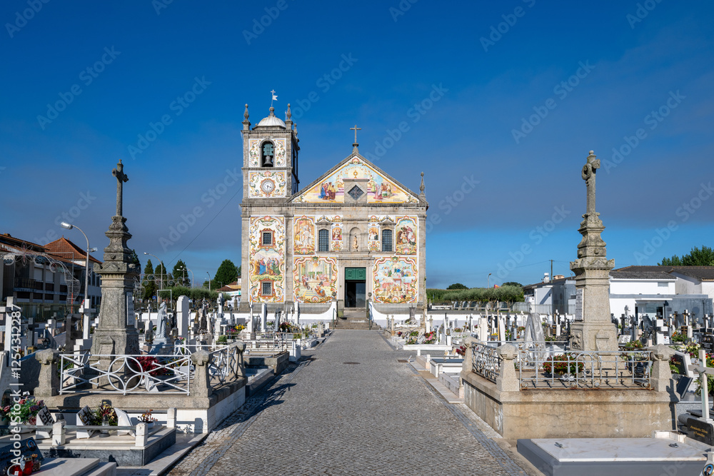 Fototapeta premium Igreja Matriz de Santa Maria - Valego, Portugal