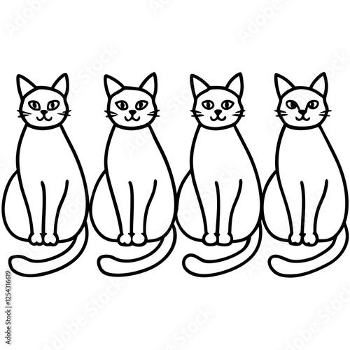 set of cats