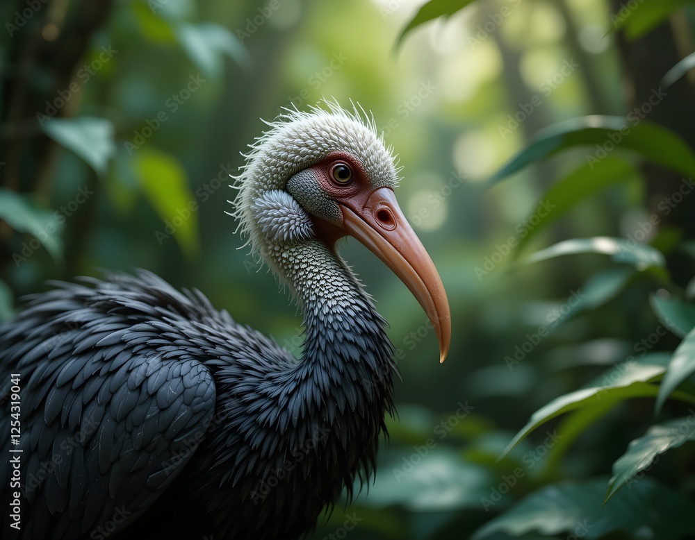 Fototapeta premium Realistic Photo Of Dodo Bird