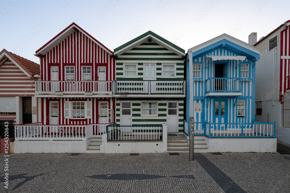 Colorful Houses - Costa Nova, Portugal