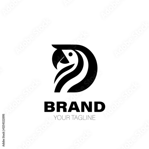 Macaw Logo. Macaw Logo Design. Macaw Logo Brand. Macaw Logo Vector Design Isolated on White Background