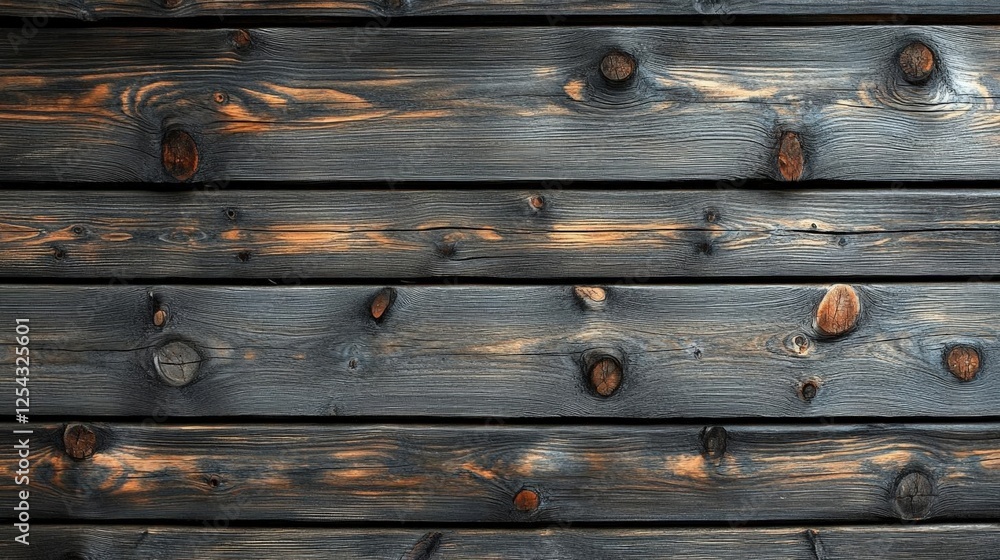 Fototapeta premium Dark Aged Wooden Planks Background