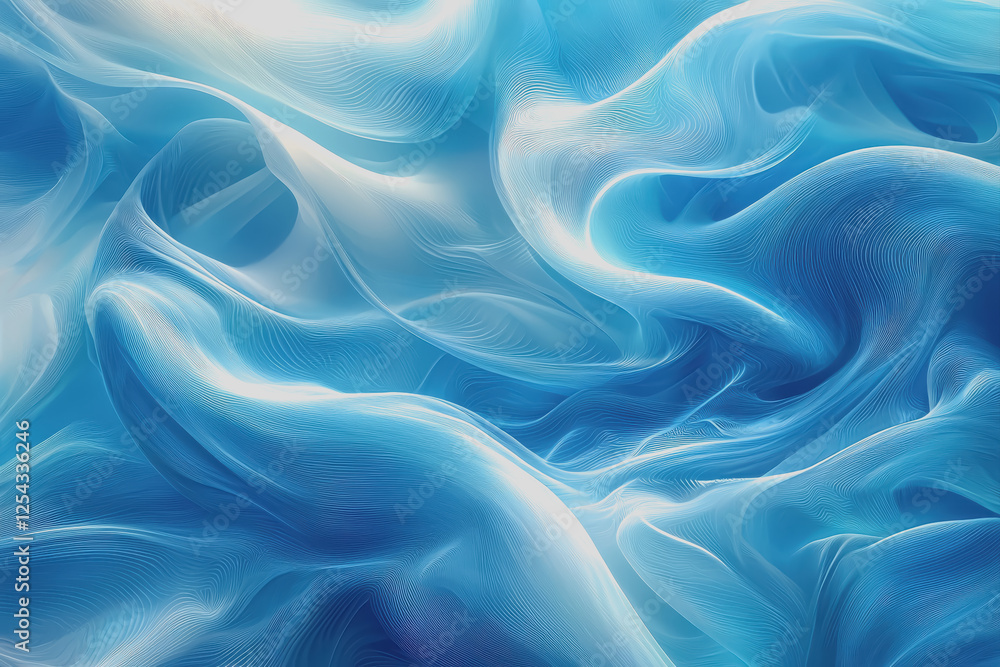 Obraz premium Blue and white abstract background with soft gradients and subtle texture for modern design projects