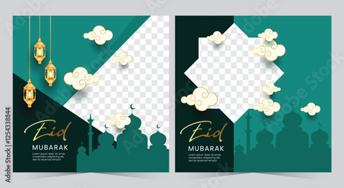Social media post for Eid al-Fitr celebration design