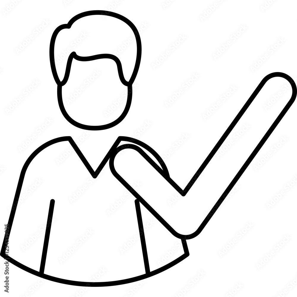 Obraz premium User-Acceptance