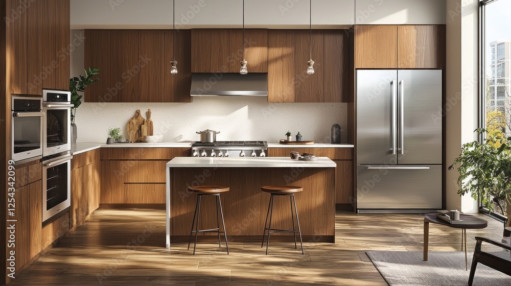 Modern Kitchen Design: Sunlit Luxury Modern Kitchen Design: Sunlit Luxury