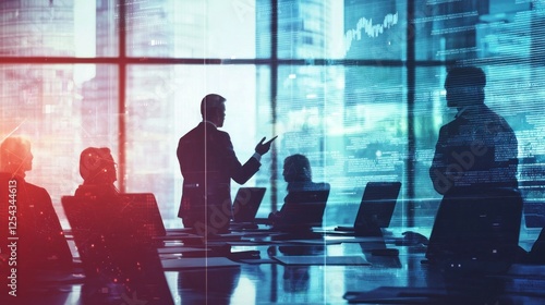 Wallpaper Mural Business Presentation: Data-Driven Strategy Meeting Torontodigital.ca