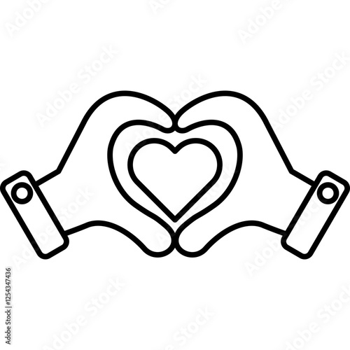 Heart-Centered Icon