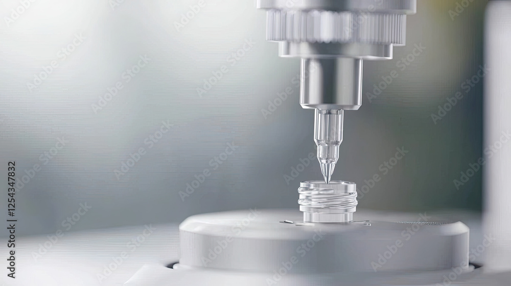Closeup of automated machine capping bottles precisely Closeup of automated machine capping bottles precisely