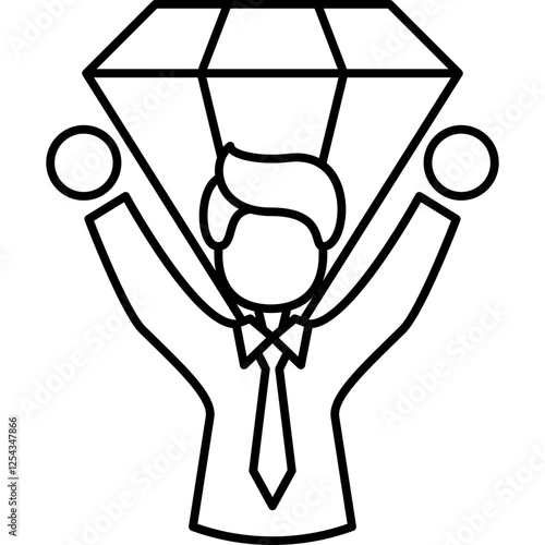 Self-Motivation Icon