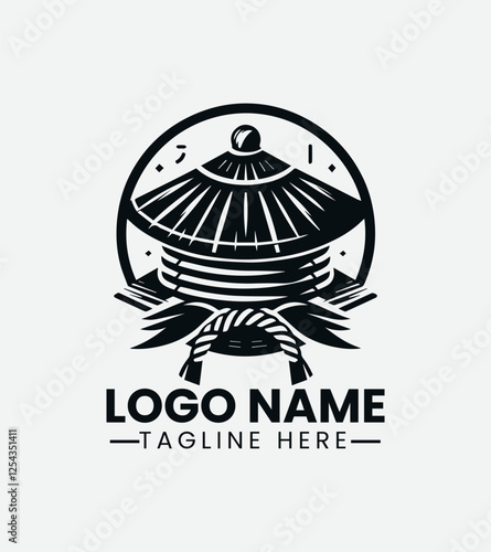Japanese Fish Shaped Pastry Logo