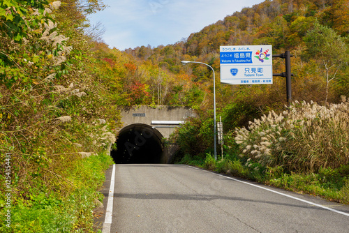 国道252号、県境の六十里越トンネル、新潟県側入り口 photo