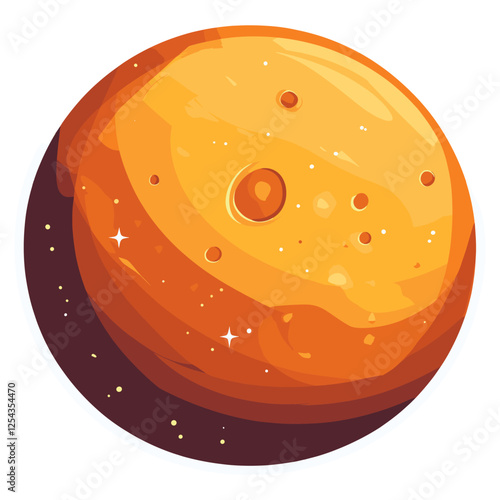 Mars illustration planet art vector