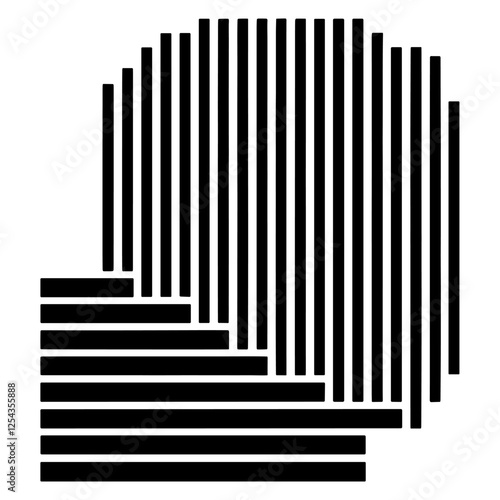 Abstract geometric shapes illustration pattern design vector