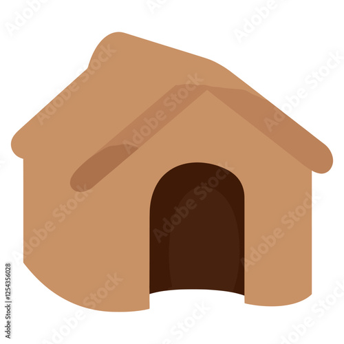 Dog house doghouse illustration cartoon vector