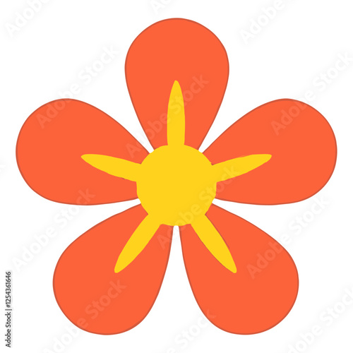 Flower petals illustration asteraceae vector