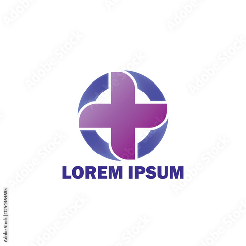 Free Download The medical logo is circular and appears to be spinning - GFXLoad