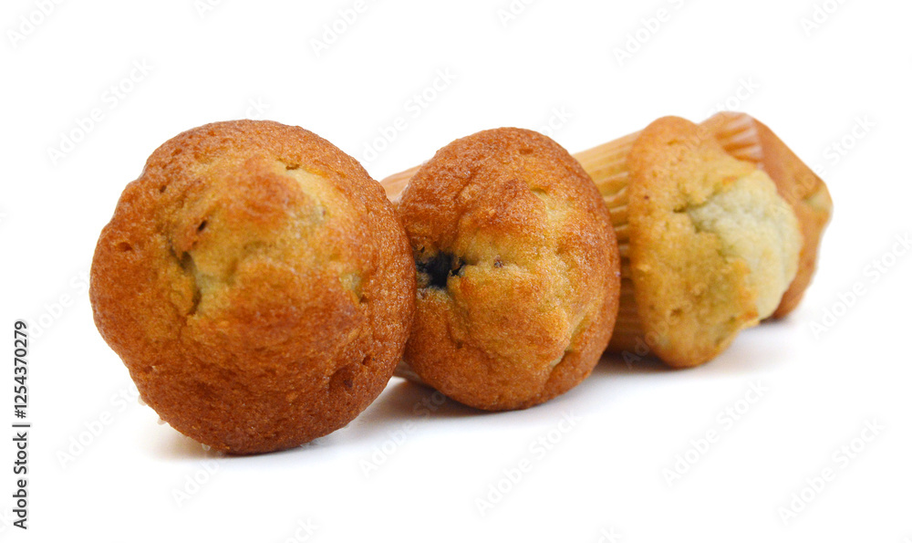 Isolated muffin on white background Isolated muffin on white background