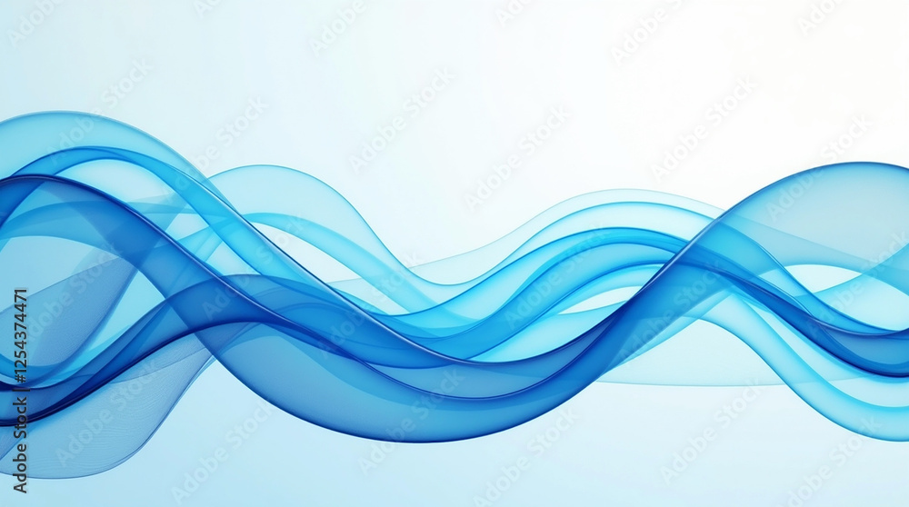 Vibrant Abstract Blue Wave Background - Modern Digital Design Vibrant Abstract Blue Wave Background - Modern Digital Design