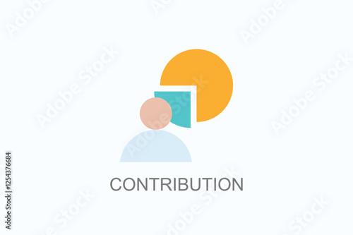 Contribution Icon Or Logo Isolated Illustration